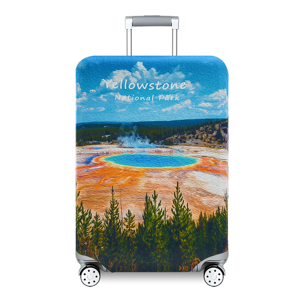 Women's Travel Suitcase with Colorful Floral Design Bowlift