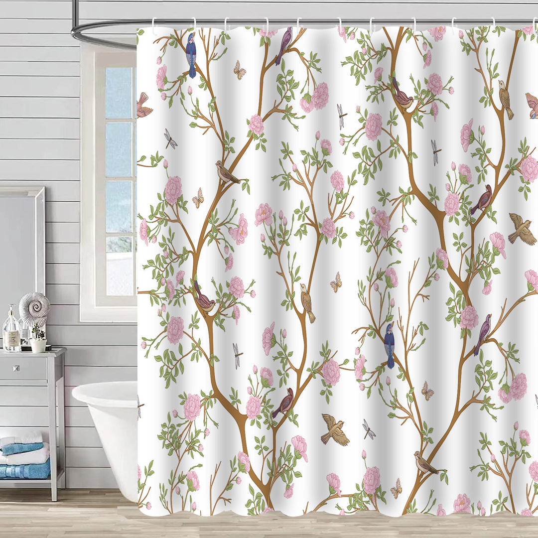Nature-Inspired Shower Curtain Bowlift