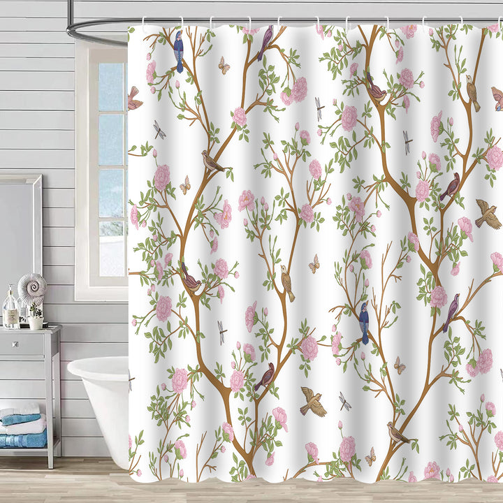 Nature-Inspired Shower Curtain Bowlift