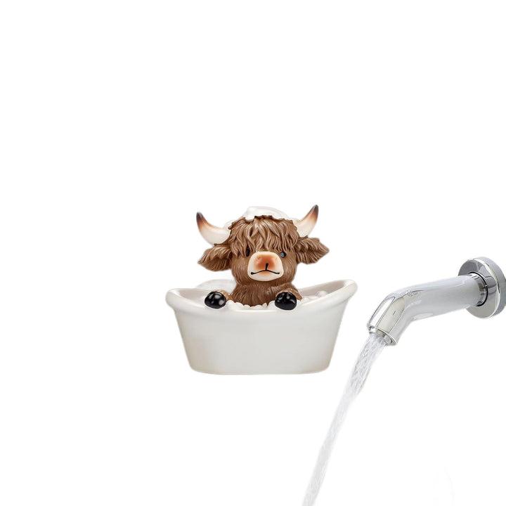 Funny Highland Cattle Decorative Figure Bowlift
