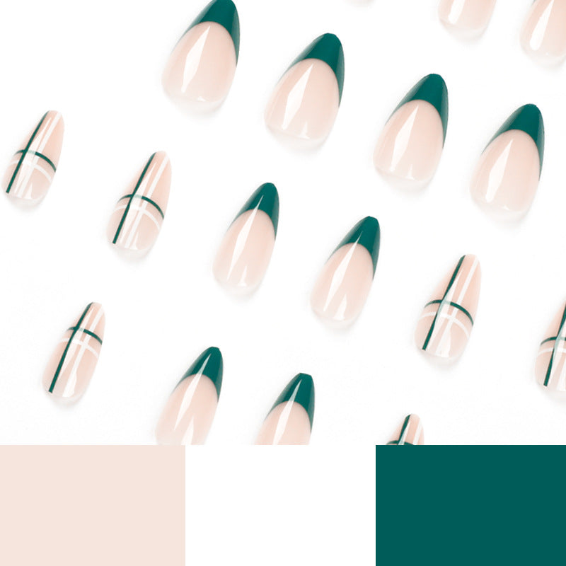 Artful nail art with modern geometric design Bowlift