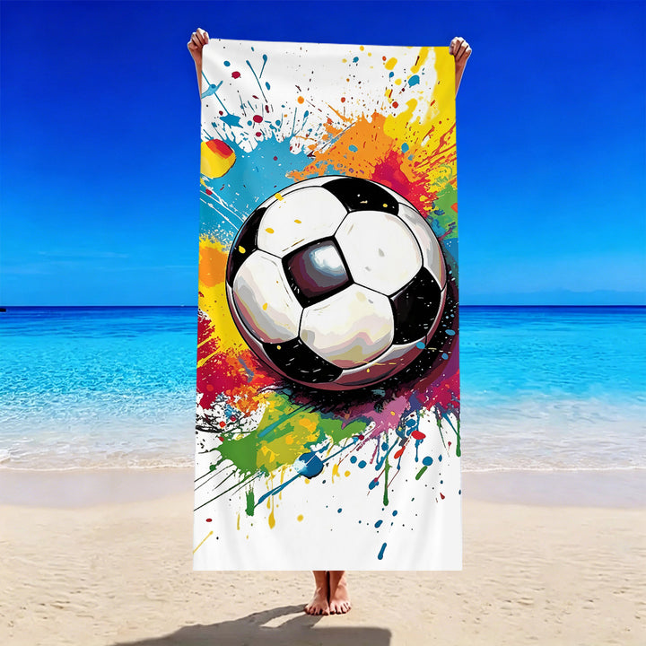Football-themed beach towel Bowlift