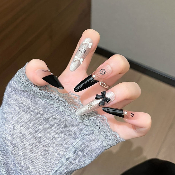 Creative Theme Press-On Nail Art Bowlift