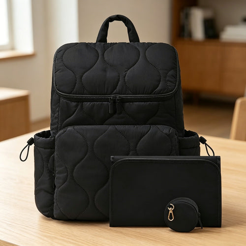 Practical Travel Bag in Quilt Look Bowlift