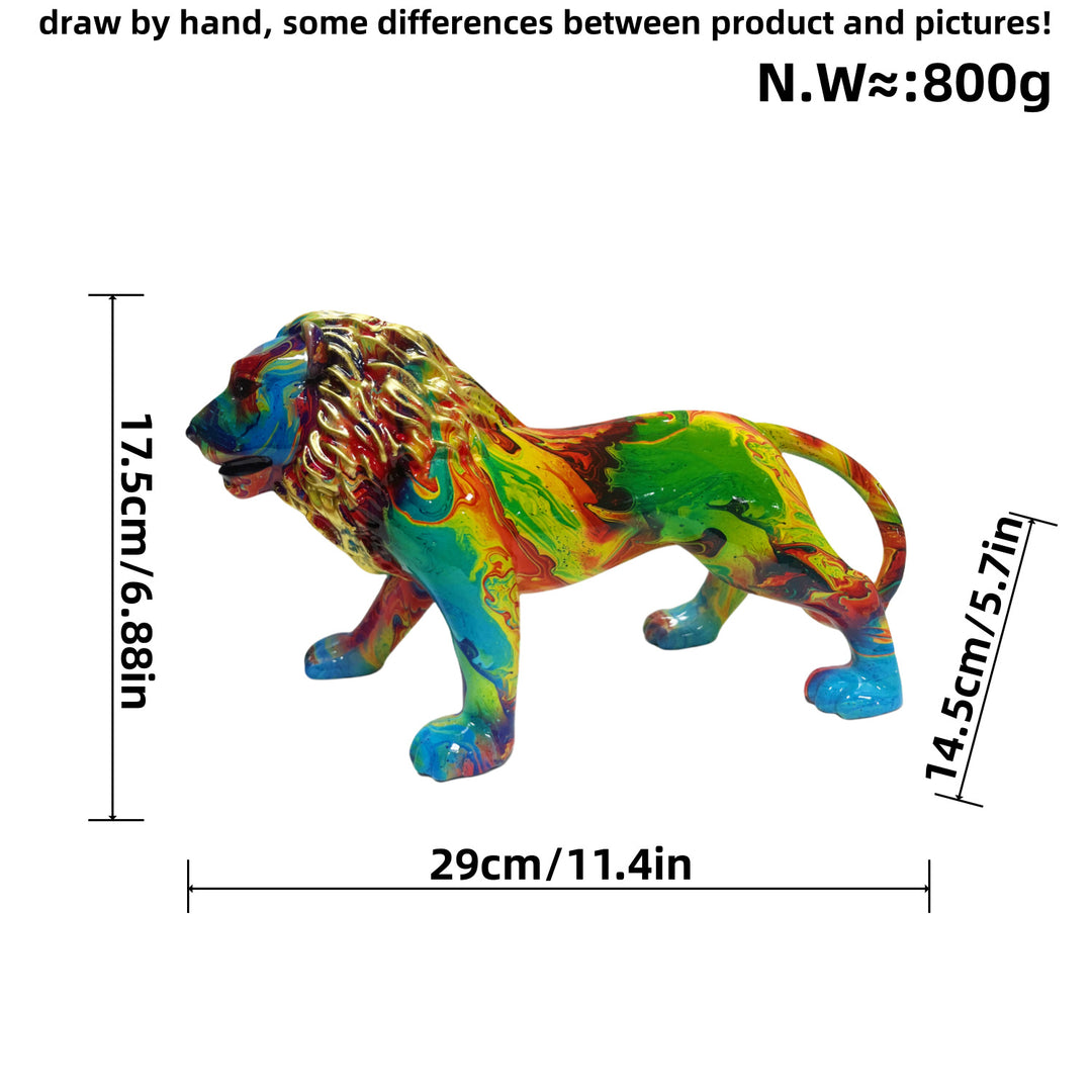Artistically designed lion figure Bowlift