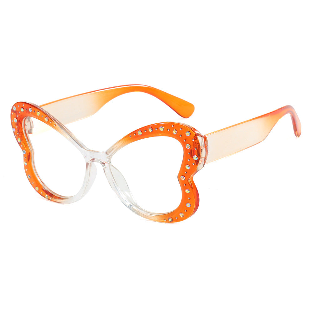 Women's playful heart-shaped sunglasses with glitter accents Bowlift