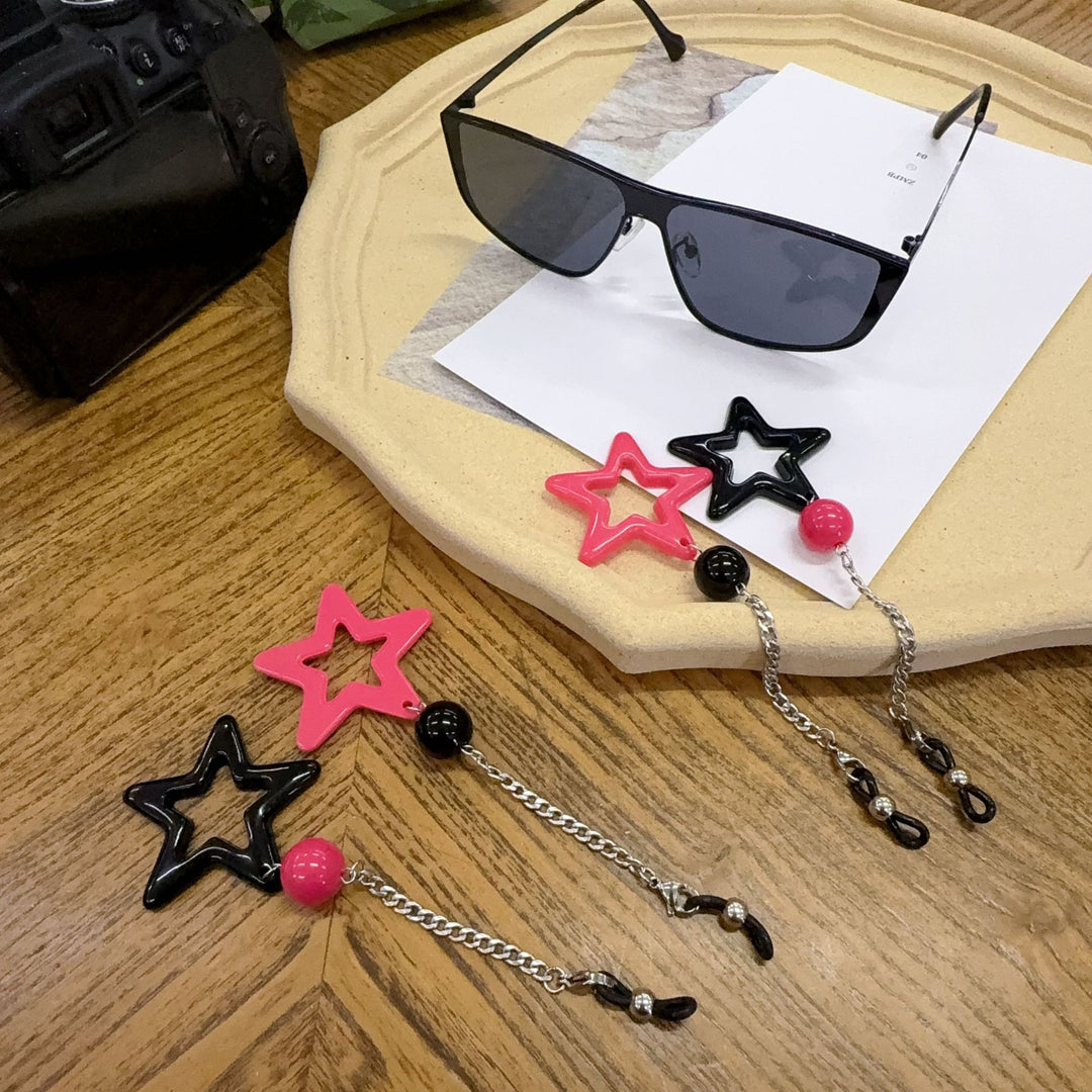 Stylish Star-Shaped Eyewear Chain Bowlift
