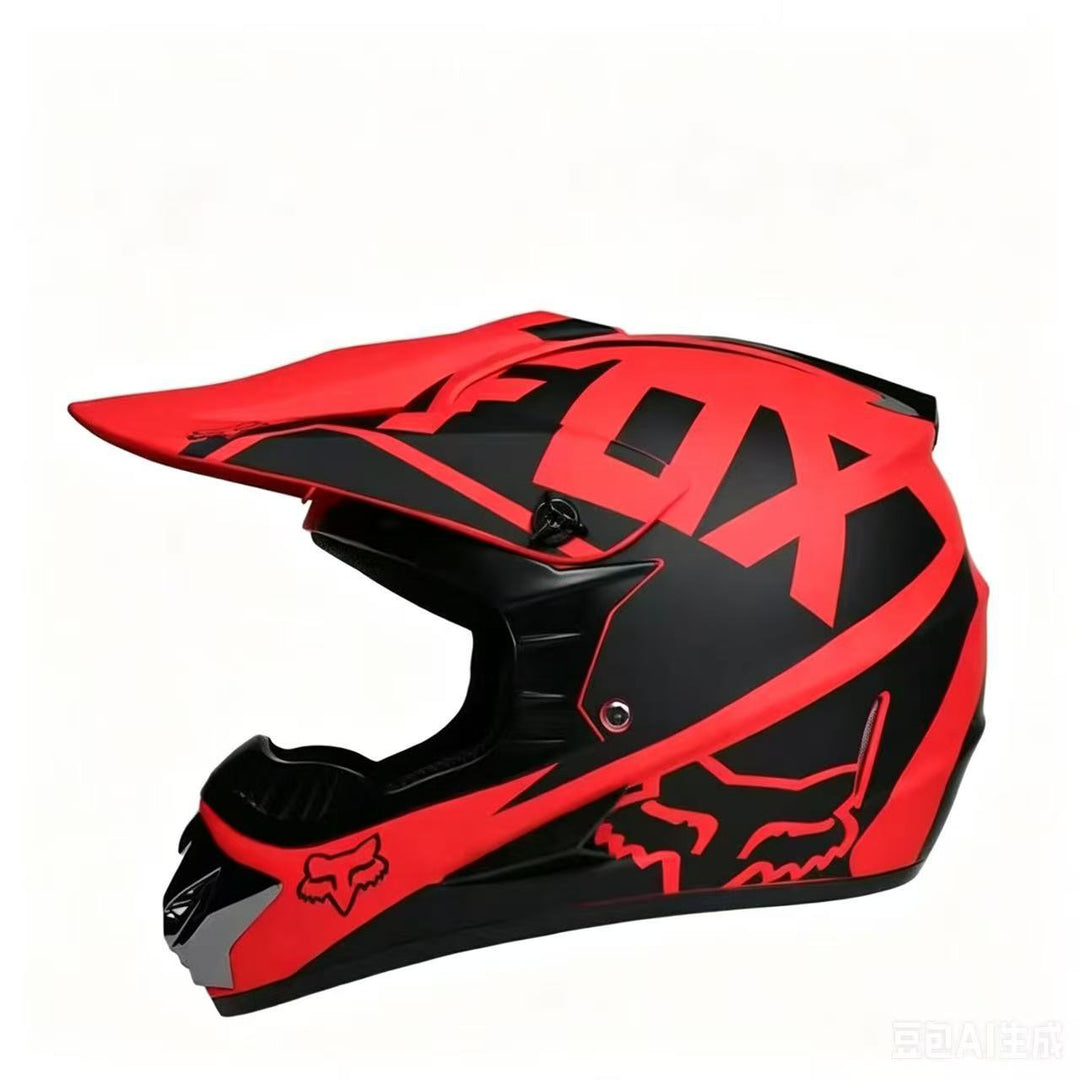 full-face motocross helmet with extended visor and reinforced chin guard Bowlift