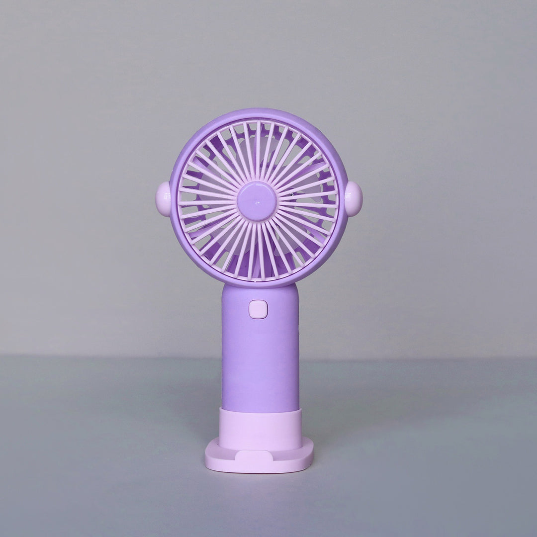 Unisex Handheld Fan with ergonomic design and practical stand function Bowlift