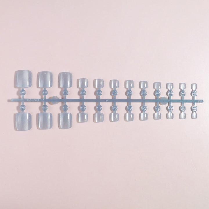 Premium Square Press-On Nail Set Bowlift