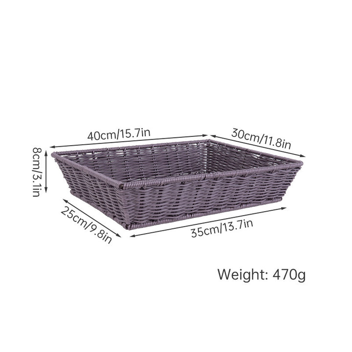 Versatile Storage Wicker Basket Bowlift