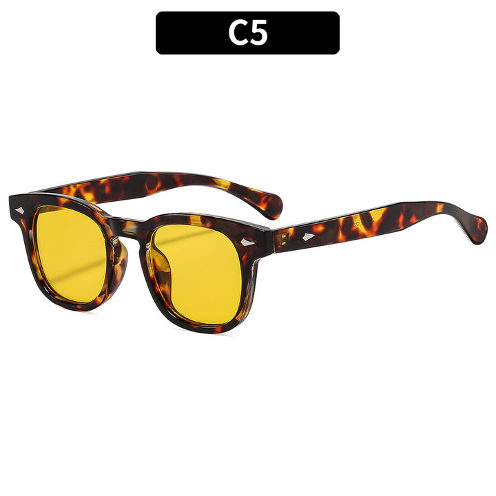 Vintage-Inspired Wide Frame Sunglasses