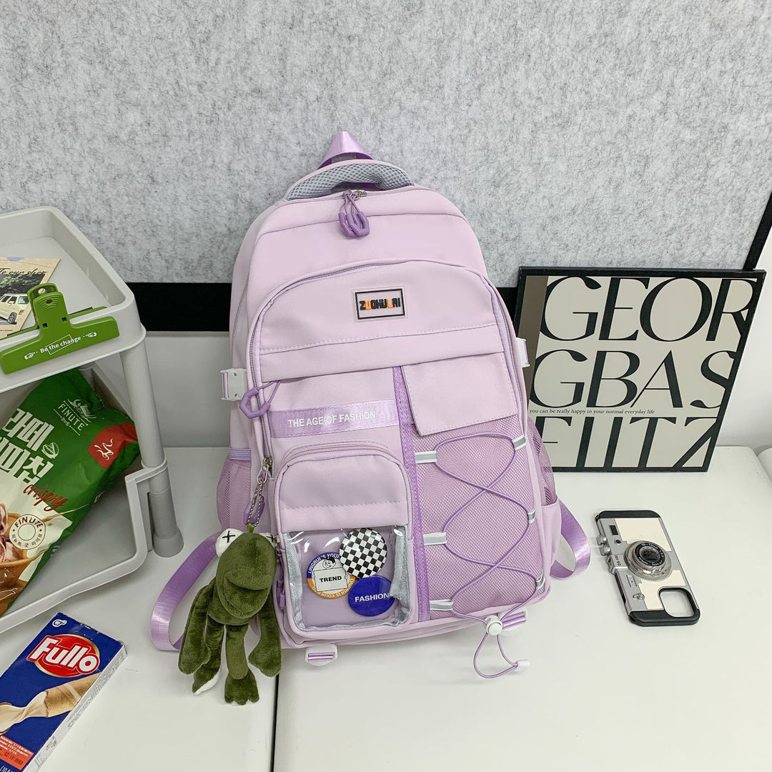 Multi-Compartment Fashion Backpack