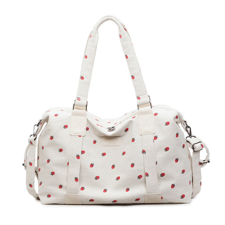 Playful Floral Travel Duffel Bag