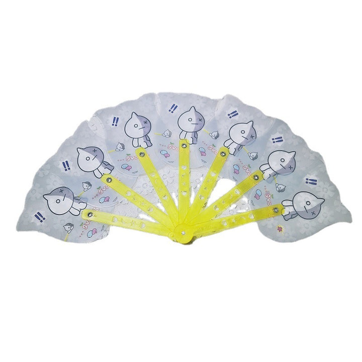 Ladies fan with colorful animal motifs Bowlift