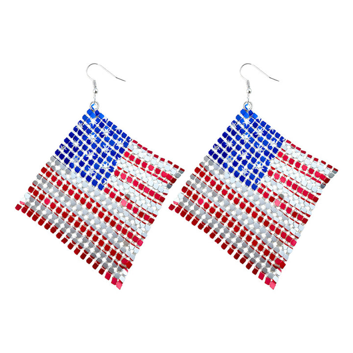 Women's stud earrings wing design enamel with star motif and fine alloy Bowlift