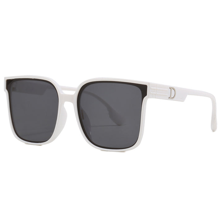 Women stylish square sunglasses with transparent frame Bowlift
