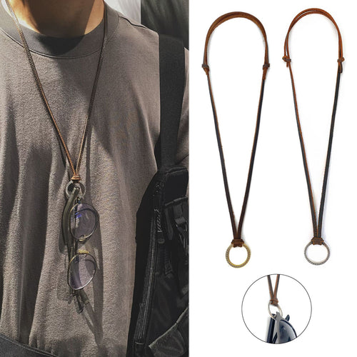 Stylish Leather Eyewear Holder Bowlift