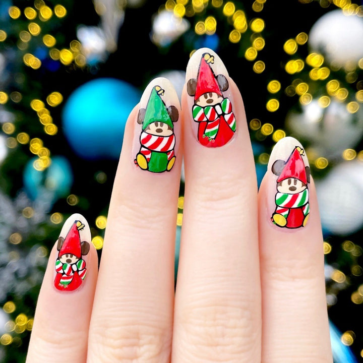 Creative Christmas Nail Art Bowlift
