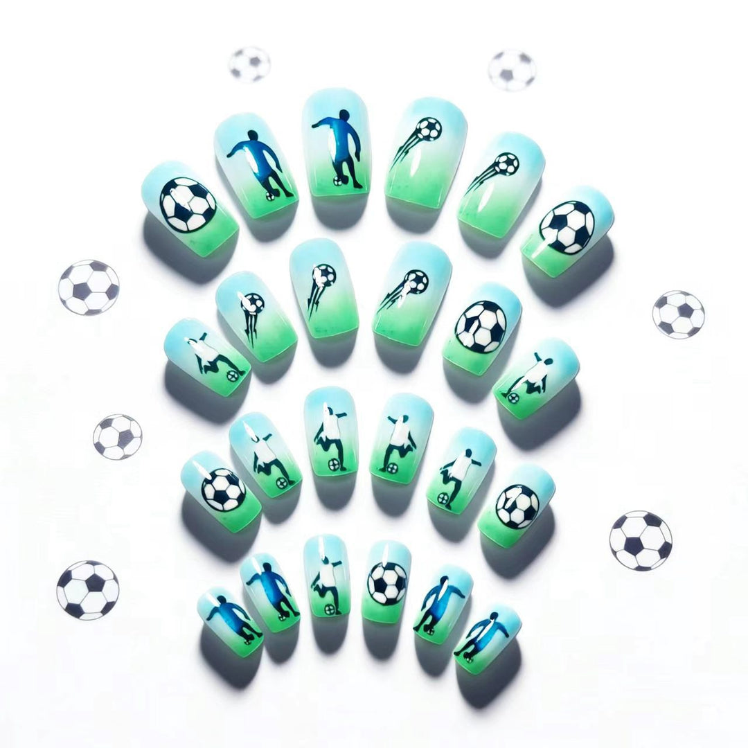 Creative Football Nail Art Bowlift