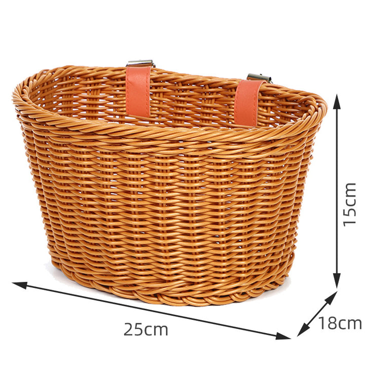 Woven Storage Basket with Handles Bowlift