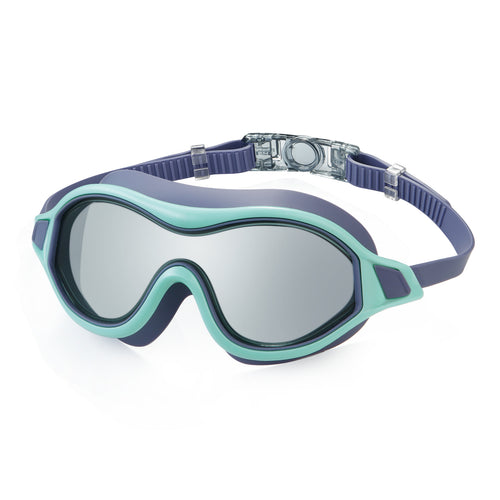 Swim mask with ergonomic design Bowlift