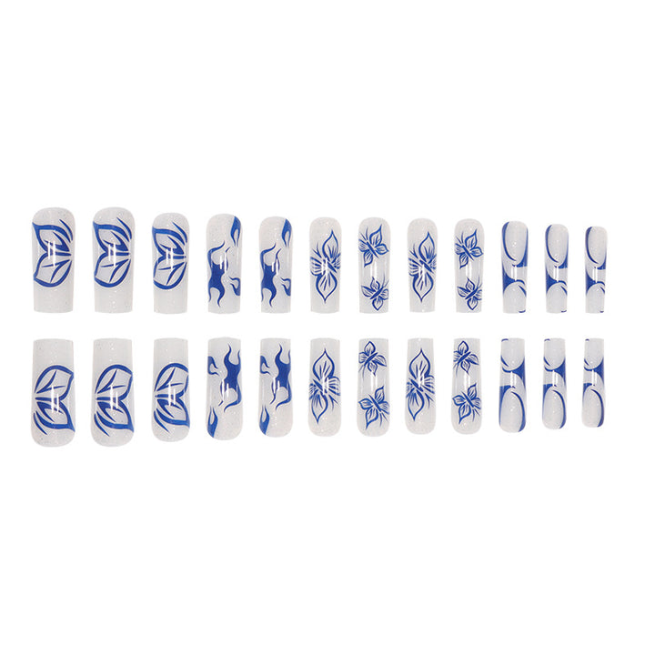 Floral-Inspired Stiletto Press-On Nails Bowlift