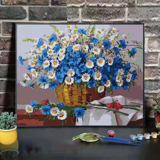Floral Still Life Canvas Art Print Bowlift