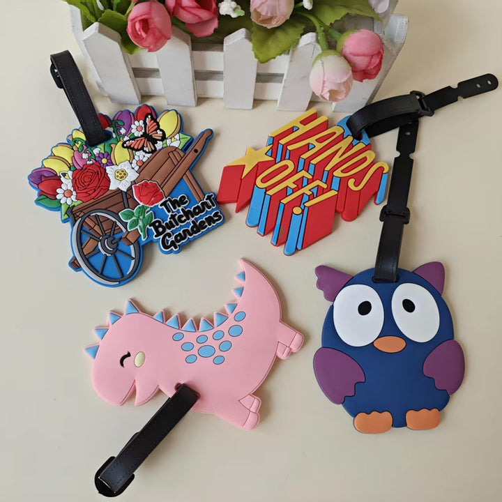 Unisex Luggage Tag with Eye-Catching Safety Message Bowlift
