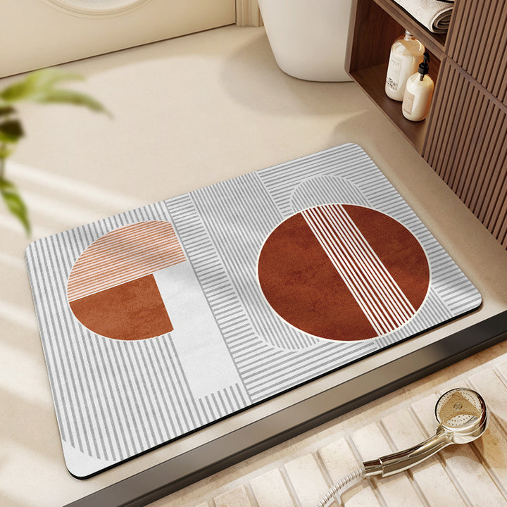 Decorative Bathroom Mat Bowlift