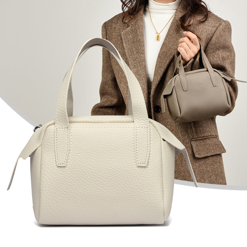 Textured Mini Handheld Bag Bowlift
