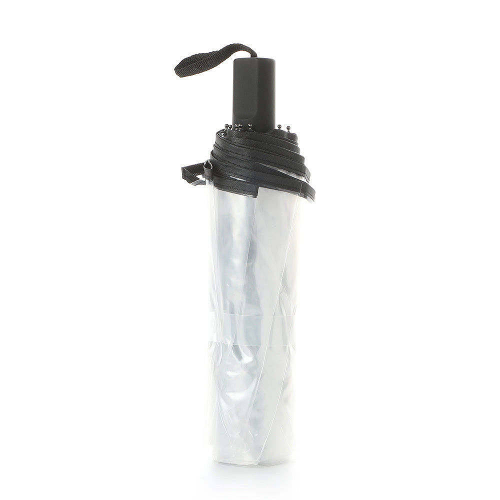 Unisex Automatic Transparent Umbrella Bowlift