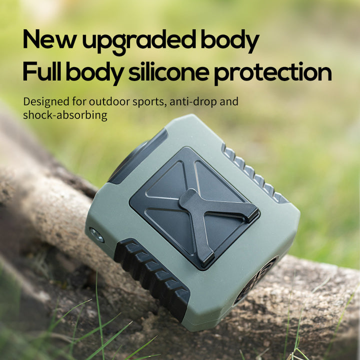 Unisex nan robust Outdoor Bluetooth speaker with integrated power bank and mounting clip Bowlift