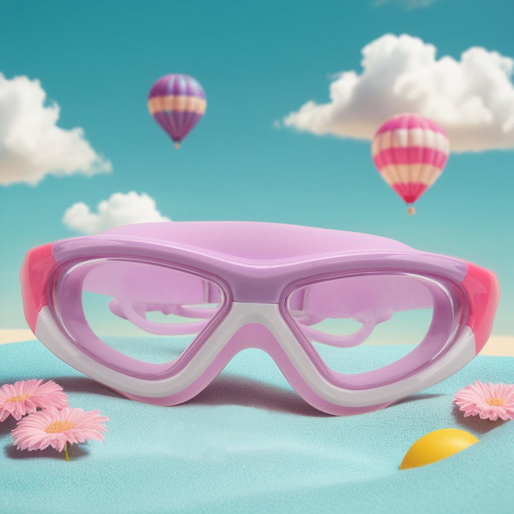 Swimming mask with wide field of vision Bowlift