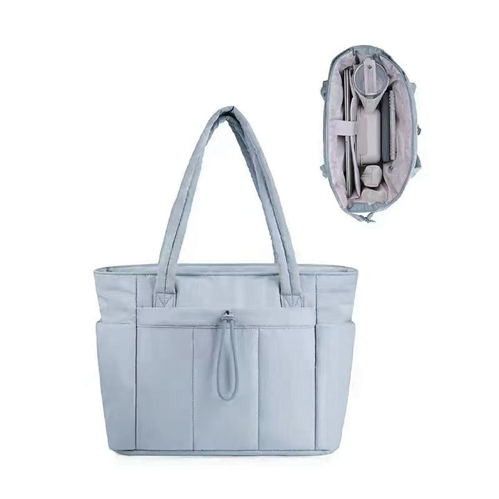 Multifunctional everyday tote bag with insulated interior compartment Bowlift