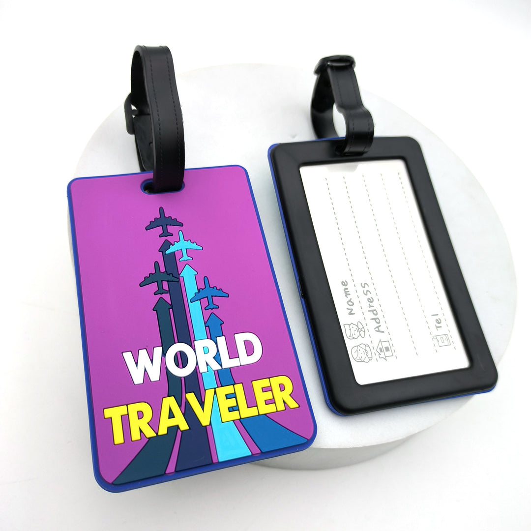 Vibrant Travel Luggage Tag Bowlift