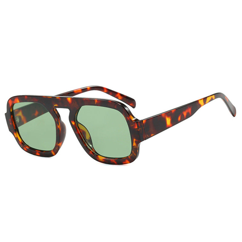 Ladies stylish square sunglasses with wide frame and UV protection Bowlift