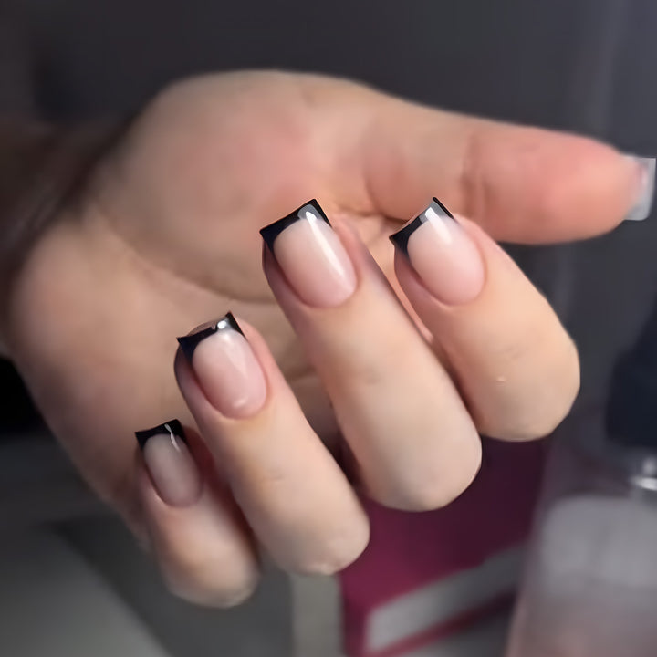 Elegant French Tip Nail Enhancements Bowlift