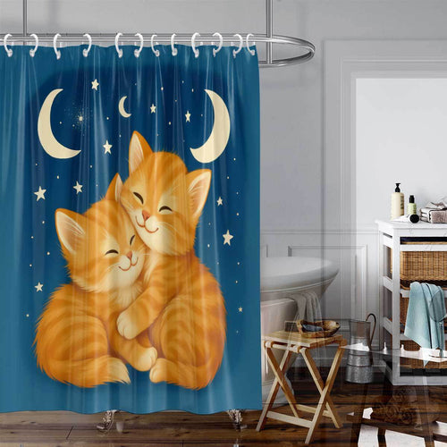 Decorative Shower Curtain Bowlift