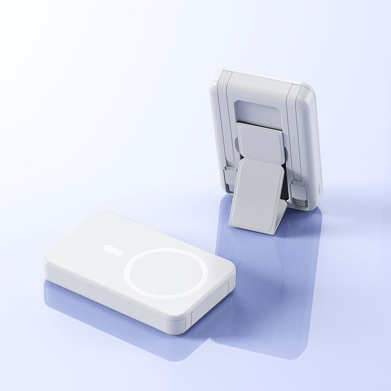 Portable Magsafe Powerbank with Integrated Stand and Digital Display Bowlift