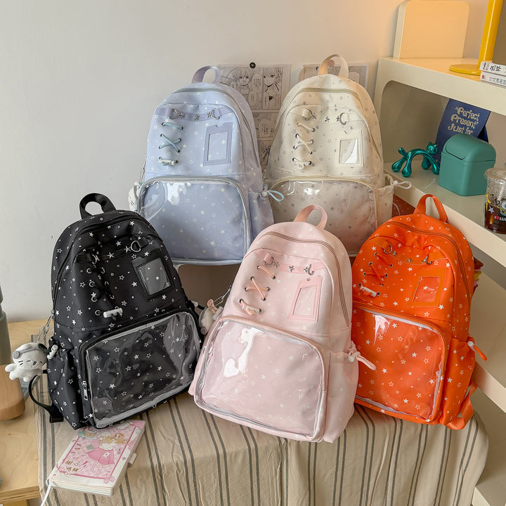 Decorative Character-Themed Backpack Bowlift