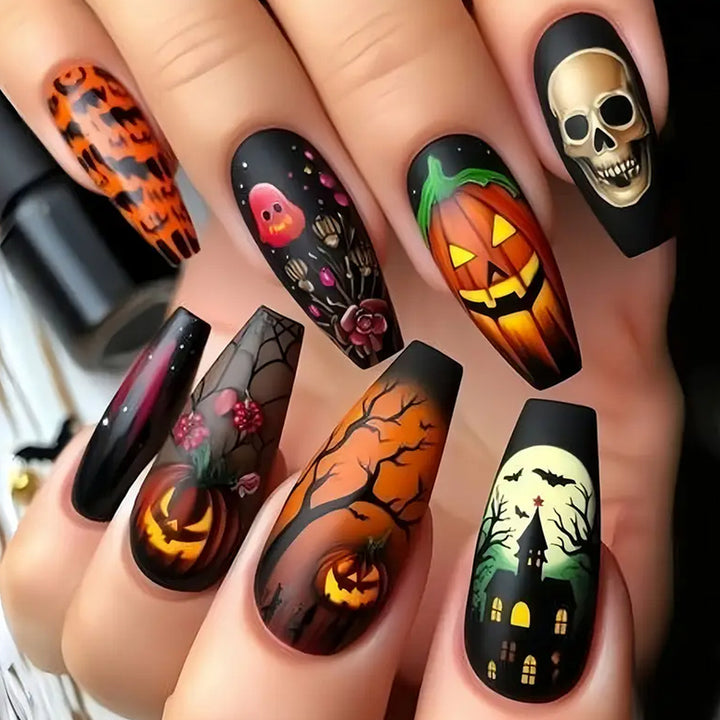 Creative Halloween Nail Art Set Bowlift