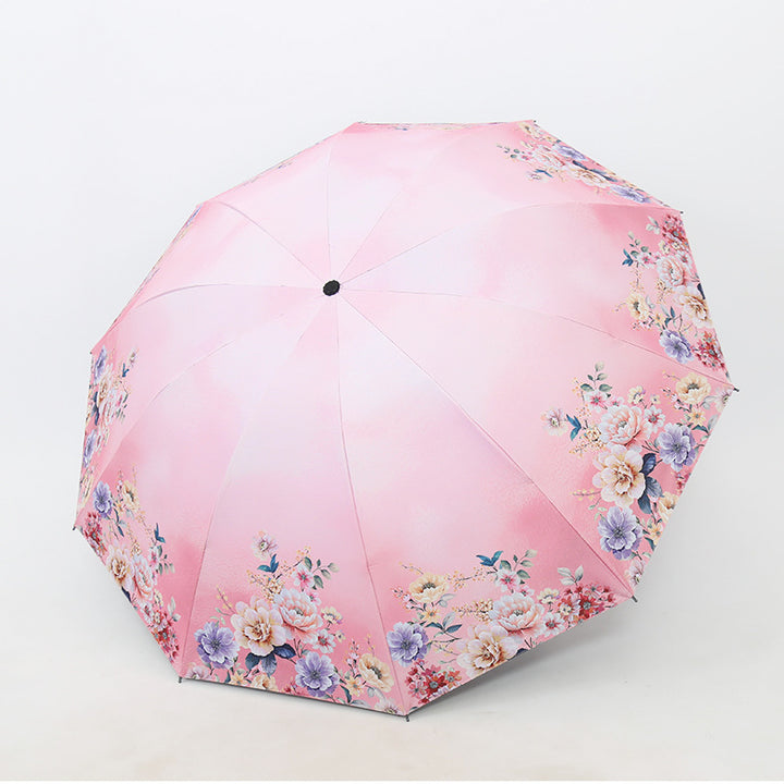 Ladies Rainbow Umbrella Bowlift
