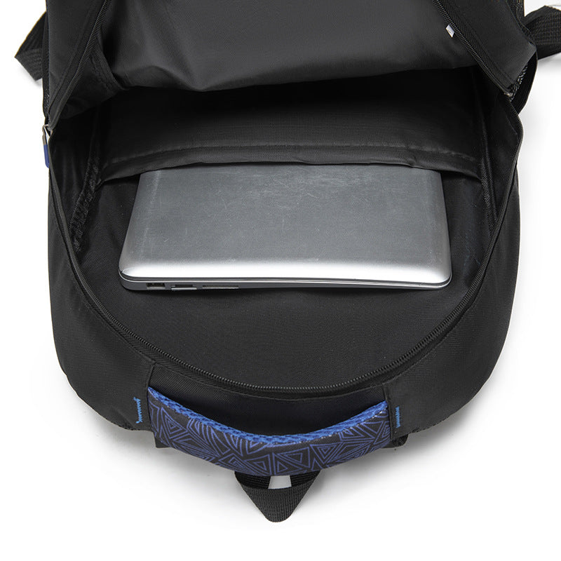 Stylish Geometric Print Backpack Bowlift