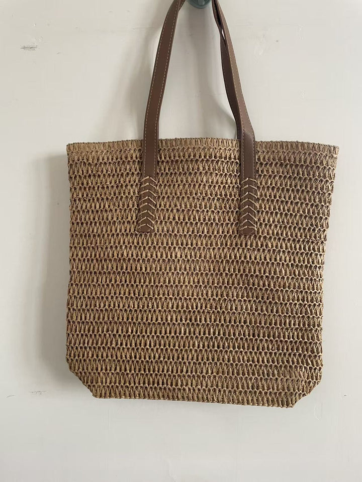 Trendy Woven Beach Bag Bowlift