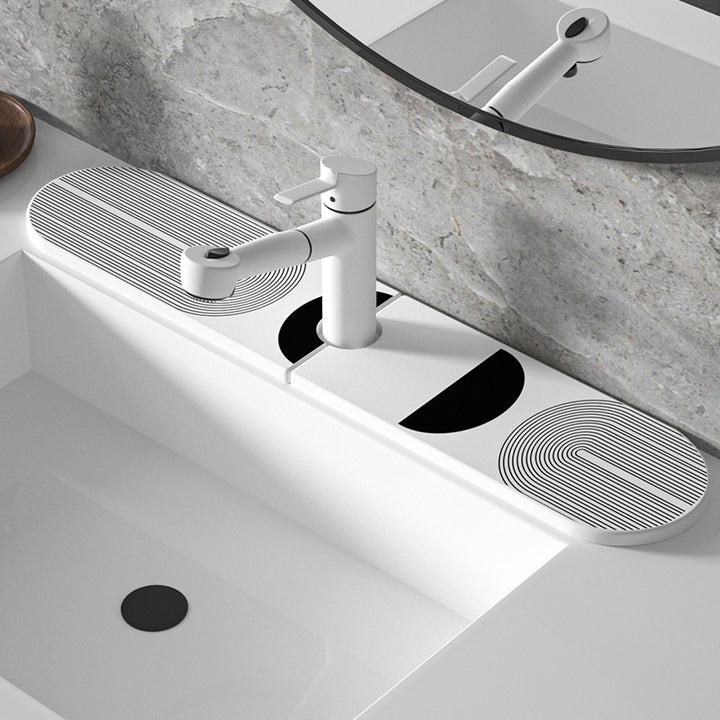 Decorative Sink Faucet Protector Mat