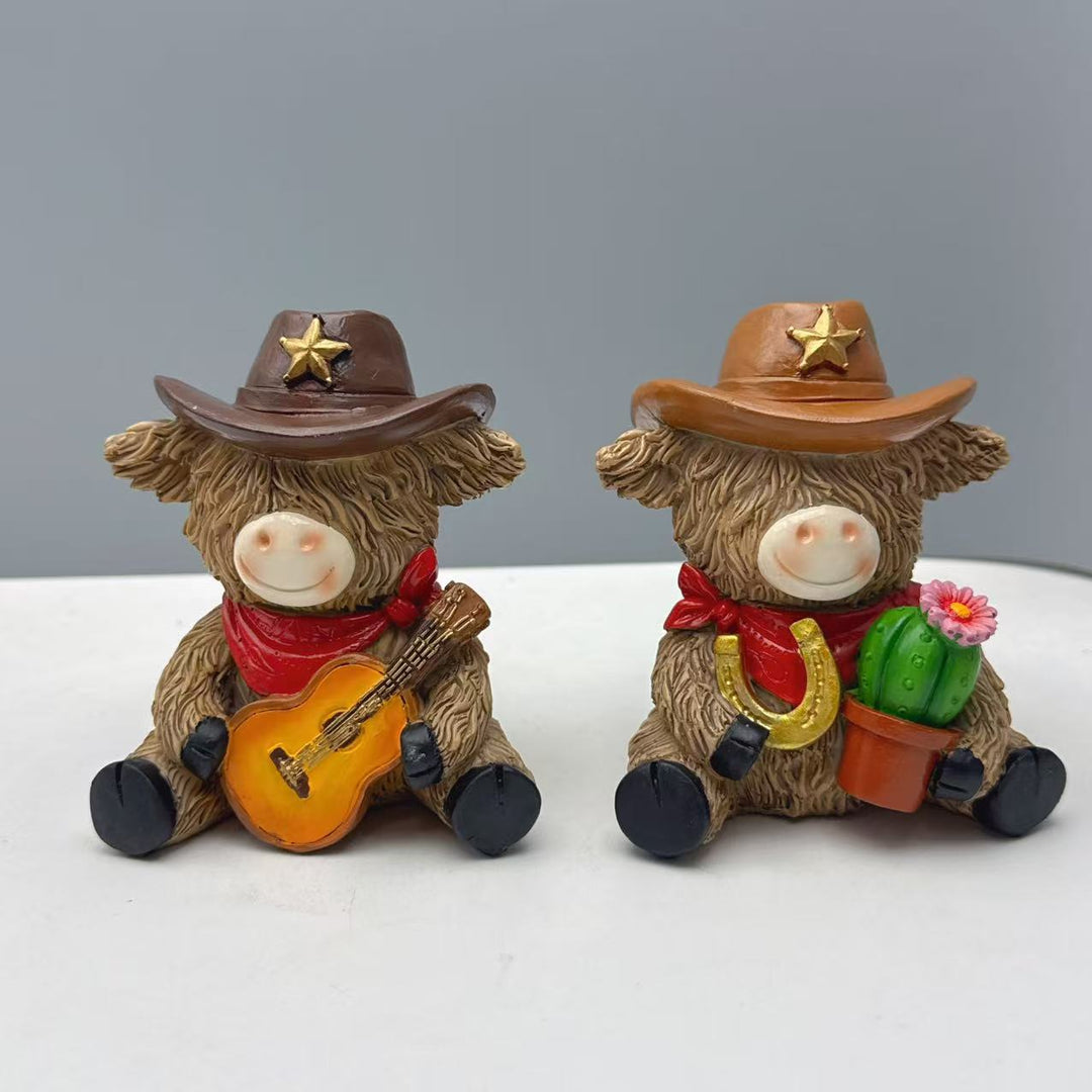 Decorative Cowboy Figure Bowlift
