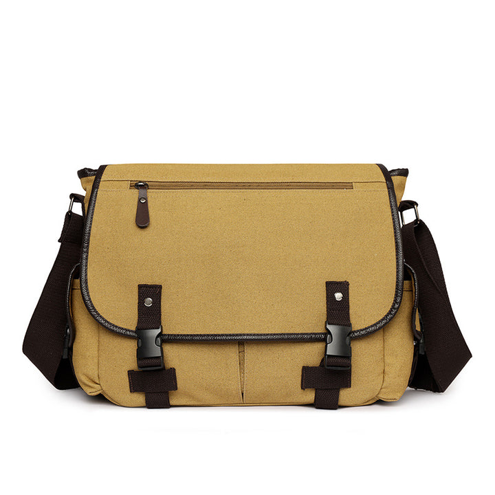Multi-Functional Vintage Messenger Bag Bowlift