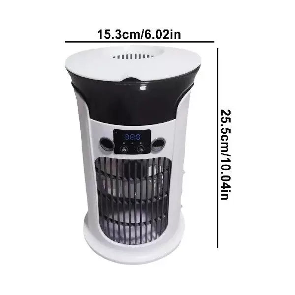 Unisex One Size Compact Portable Tower Fan with Digital Display Mosquito Trap USB Powered Bowlift