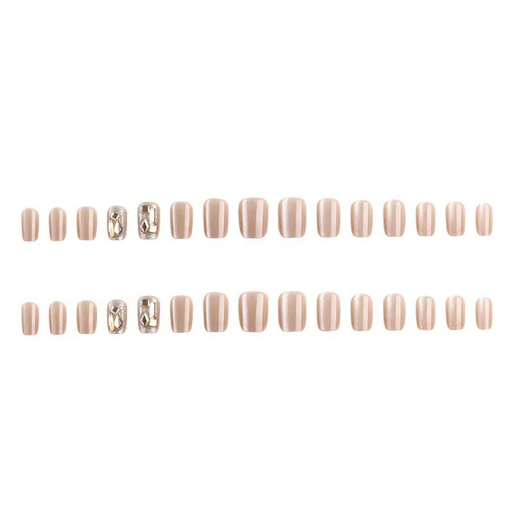 Glitter Nail Set with Luxurious Stone Embellishments Bowlift